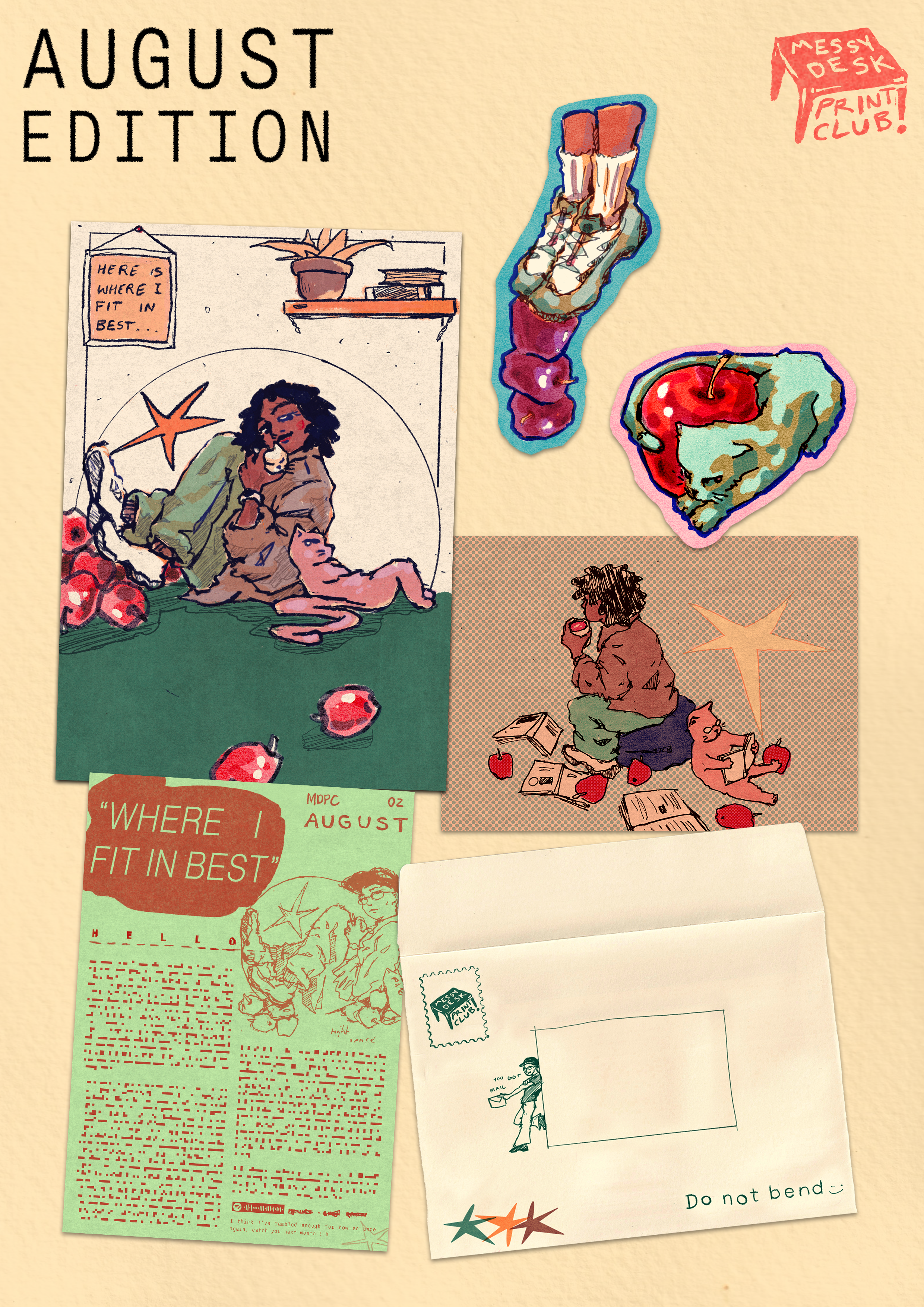 messy desk print club 02 (august 2026)