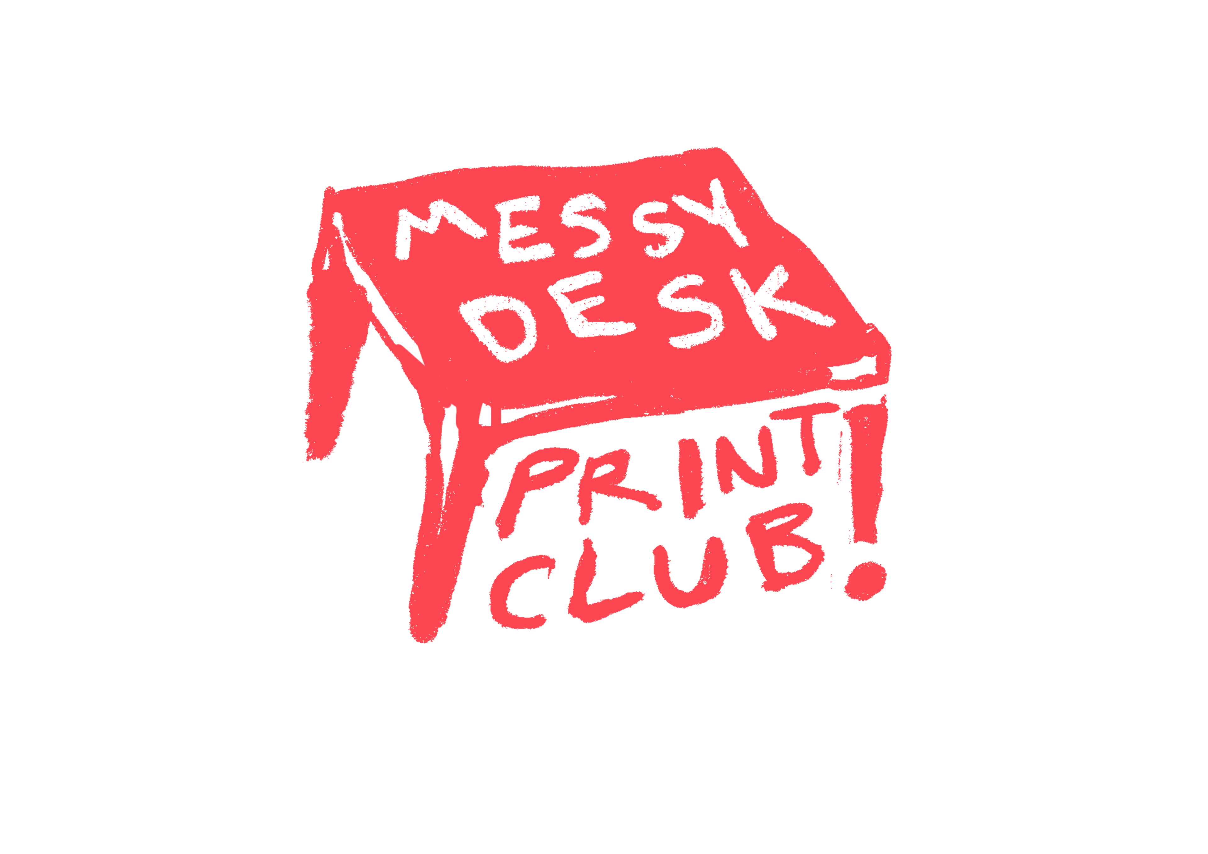 messy desk print club subscription (UK)