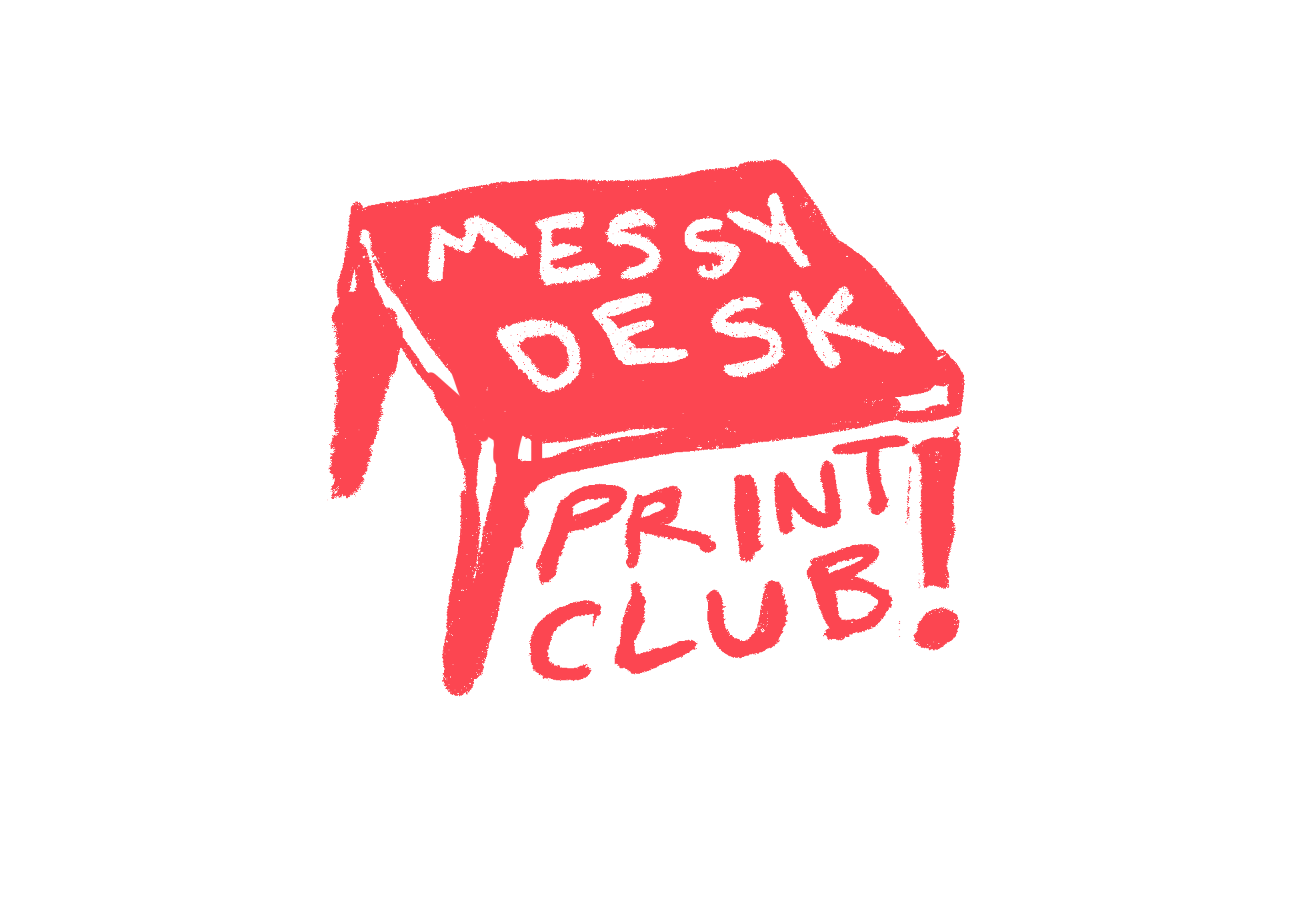 messy desk printclub subscription (outside the UK)
